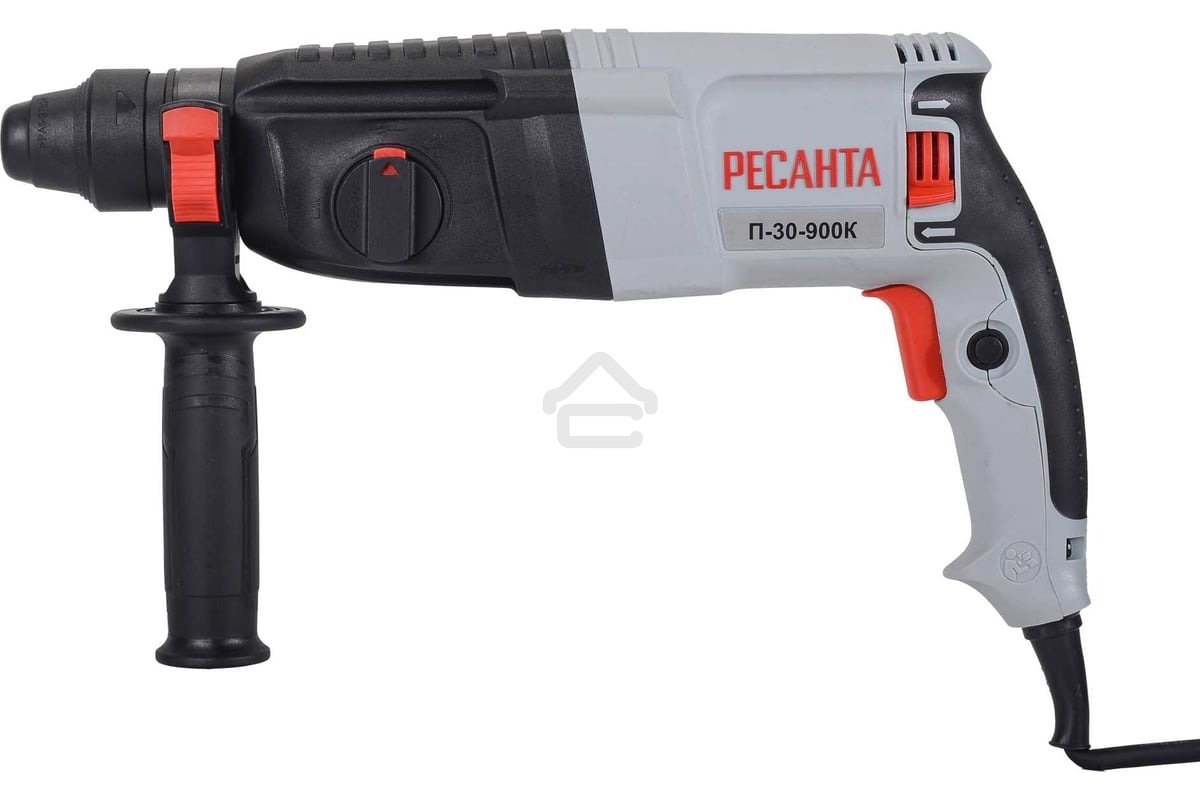 Перфоратор Ресанта П-30-900К SDS-plus уд.:4.3Дж 900Вт (кейс в комплекте)