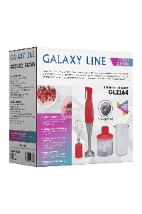 Блендер погружной Galaxy Line GL 2164, красный, 1200 Вт