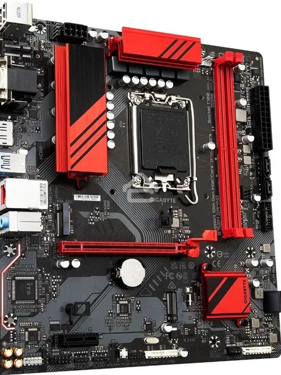 Материнская плата Gigabyte B760M GAMING, LGA 1700, Intel B760, 2xDDR5, 4xSATA, 2xM.2, 1xPCI-E 4.0 x16, 1xPCI-E x1, 1xHDMI, 1xDP, 1xVGA, 1x 2.5Gb LAN, 3xUSB-A 3.2 Gen 1, 1xUSB-C 3.2 Gen 1, 2xUSB-A 2.0, 3x3.5 мм, 7.1, Micro-ATX