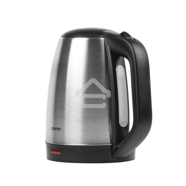 Чайник Centek CT-1070 матовый черный/серебристый 1.5л