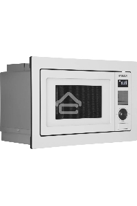 Микроволновая печь встраиваемая Hyundai HBW 2544 WG белый, 25 л, 900 Вт, переключатели - кнопки/поворотный механизм