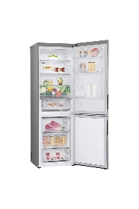 Холодильник LG GC-B459ANMW серебристый двухкамерный 234/110л морозилка снизу