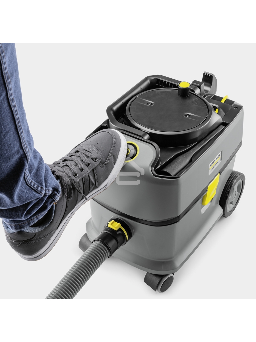 Пылесос Karcher T 10/1 Adv серый/черный, 500 Вт, уборка сухая, пылесборник мешок/контейнер, 10 л
