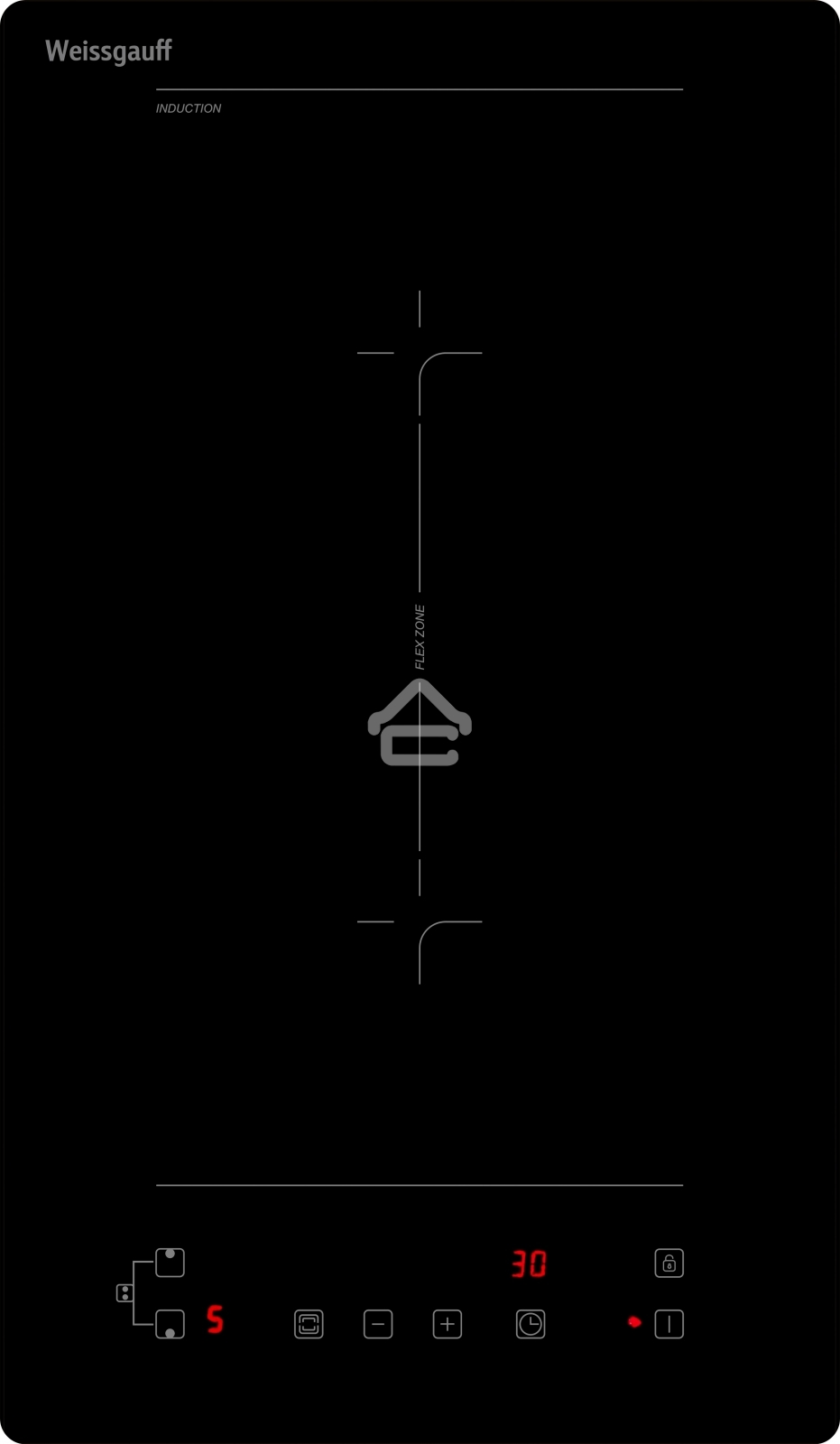 Индукционная варочная панель стеклокерамическая Weissgauff HI 32 BFZC