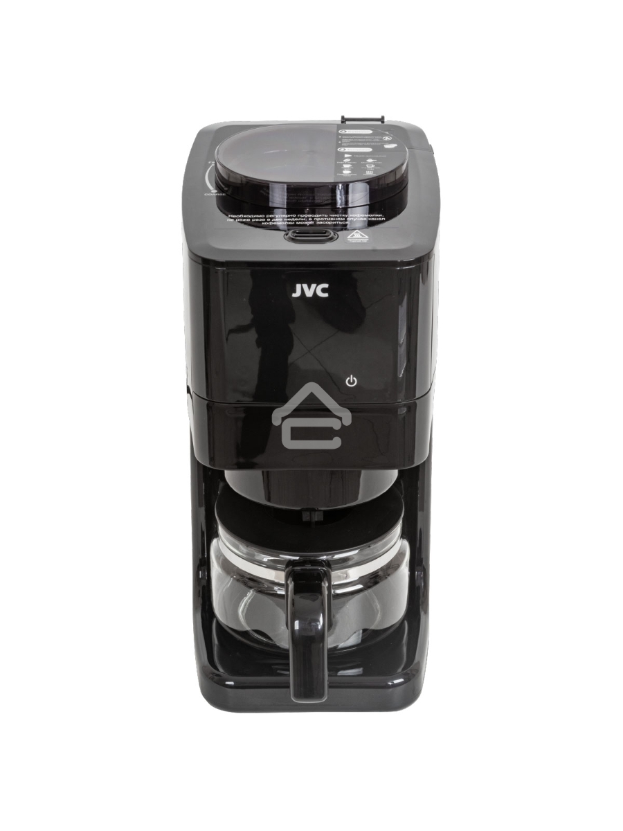 Кофеварка капельная JVC JK-CF37 черный, зерновой/молотый, 0.6 л, 730 Вт