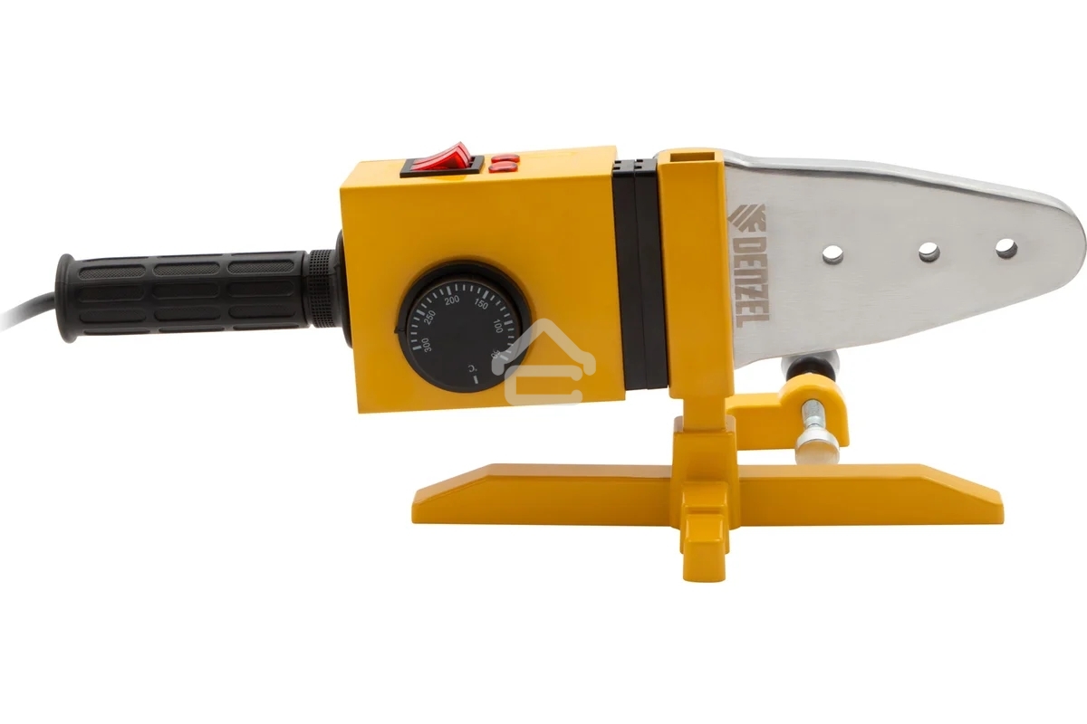 Аппарат для сварки пластиковых труб Denzel DWP-1500 1500Вт 260-300С компл насадок 20-63мм