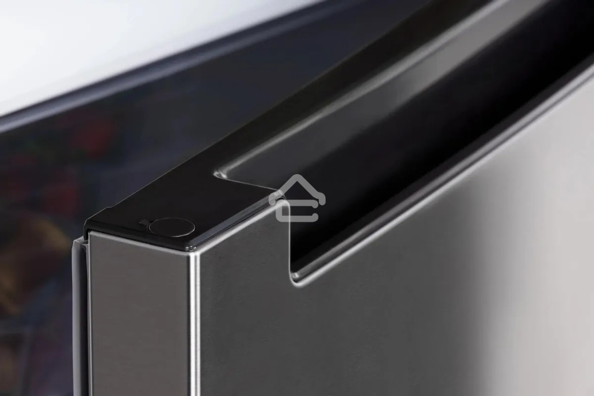 Холодильник Nordfrost NRB 162NF X нержавеющая сталь двухкамерный 205/105 л морозилка снизу