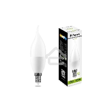 Лампа светодиодная Feron LB-770 11W 230V E14 4000K свеча на ветру