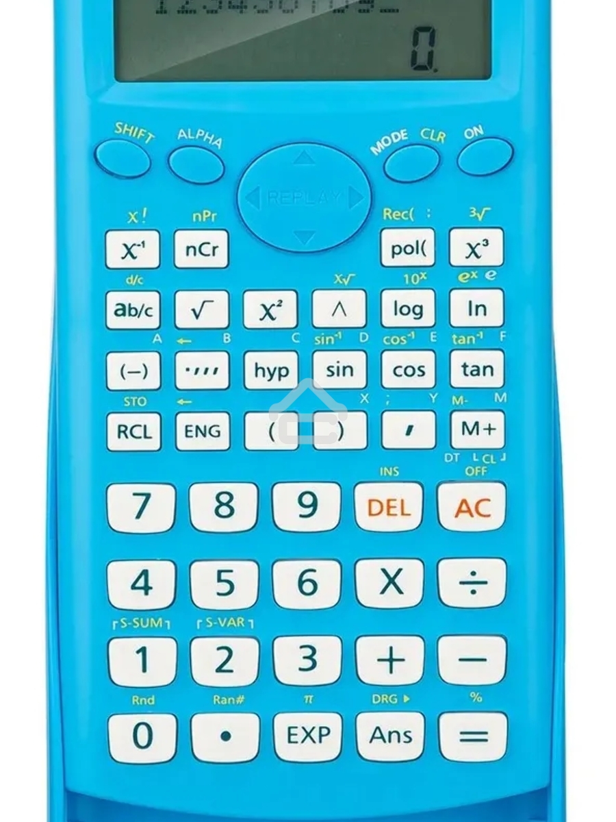 Калькулятор научный Deli E1710A/BLU синий 10+2-разр.