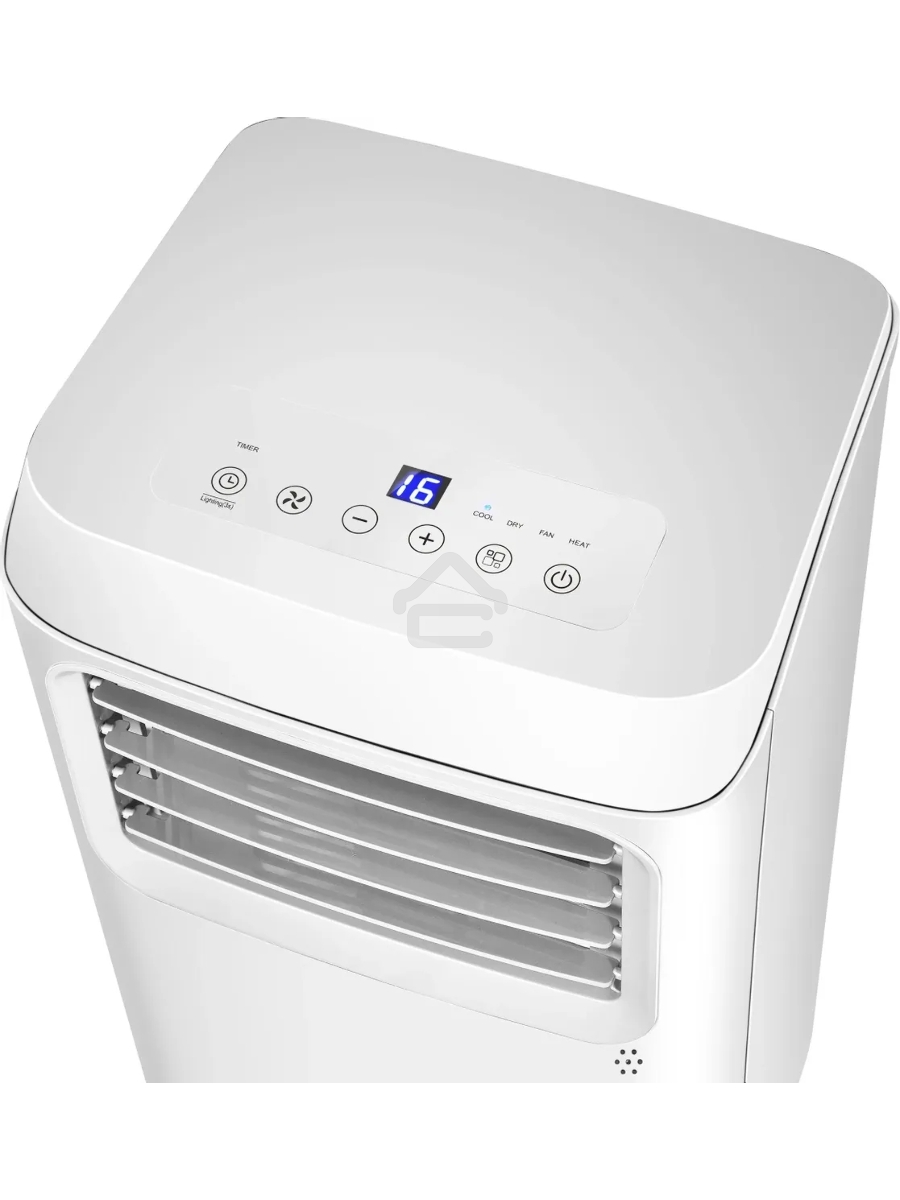 Кондиционер мобильный Hyundai HPAC-12-2 12000 BTU, 35 м², 64 дБ, охлаждение, осушение, белый
