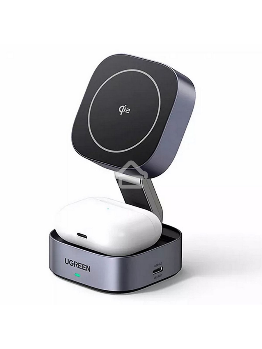 Беспроводное зарядное устройство Ugreen W702 Space Gray (35316)