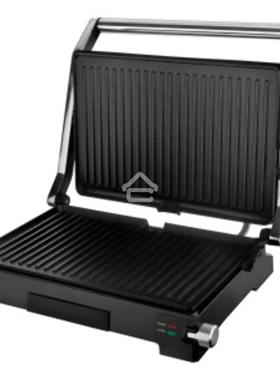 Электрический гриль-пресс BRAYER BR2005, 2000 Вт, антиприг.покр.пласт 34*23,5 см, темп 230 С,рег.выс
