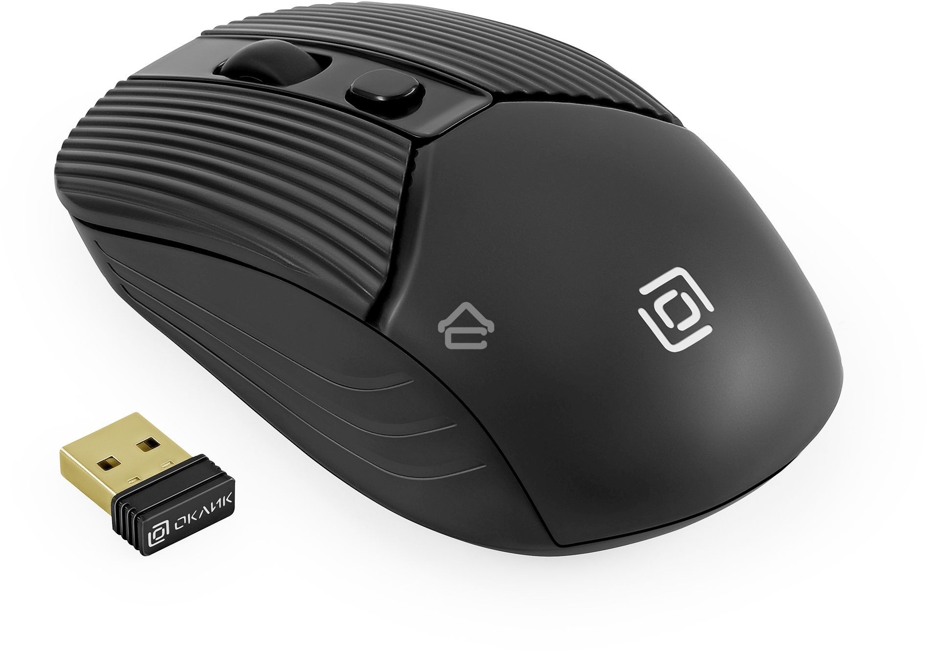 Мышь беспроводная Oklick 509MW черный, 1600 dpi, радиоканал, USB, кнопки - 4