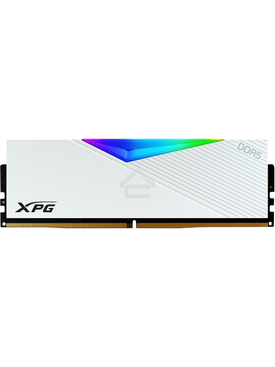 Оперативная память XPG Lancer, DDR5, 64GB (2x32GB), 6000MHz, CL30, DIMM, с радиаторами, белый