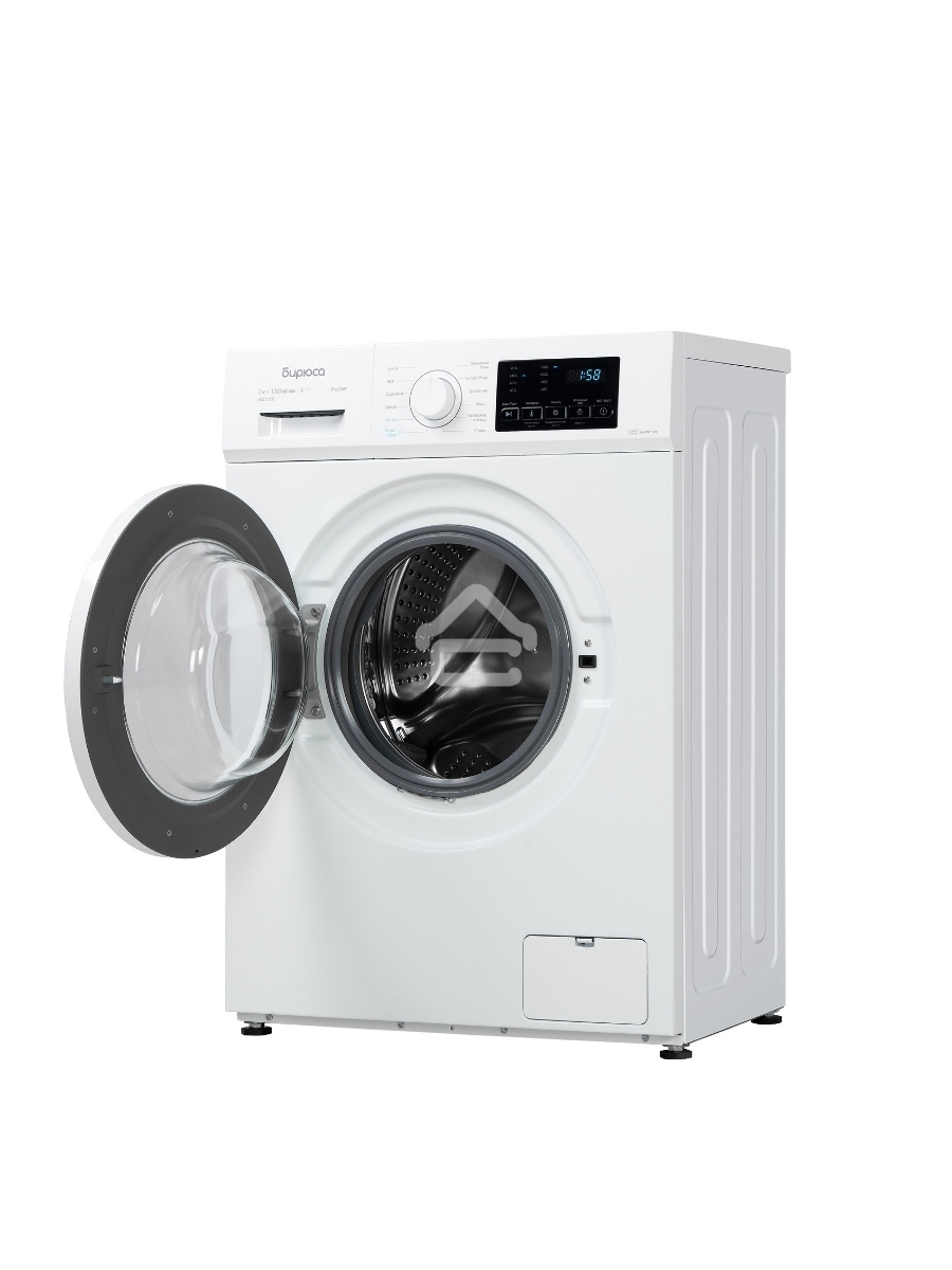 Стиральная машина Бирюса WM-SM712/08 белый, загрузка фронтальная 7 кг, 1200 об/мин, класс А+++