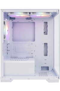 Компьютерный корпус 1STPLAYER MIKU Mi2 White / mATX / 3x120mm LED fans / Mi2-WH-3F1-W