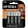 Элемент питания алкалиновый AA/LR6 (блист. 4шт) Basic Opticell 5051001