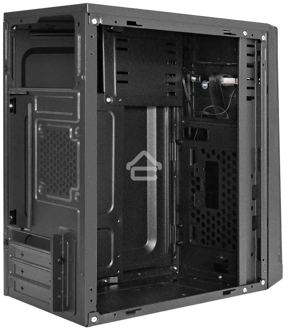 Компьютерный корпус Minitower ExeGate BAA-107U-UNS500 (mATX, БП UNS500 с вент. 12см, 1*USB+2*USB3.0, аудио, черный)