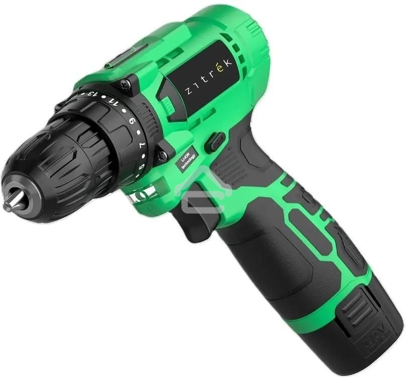 Дрель-шуруповерт Zitrek Green Li Plus 083-1021, Аккумуляторная, 12В