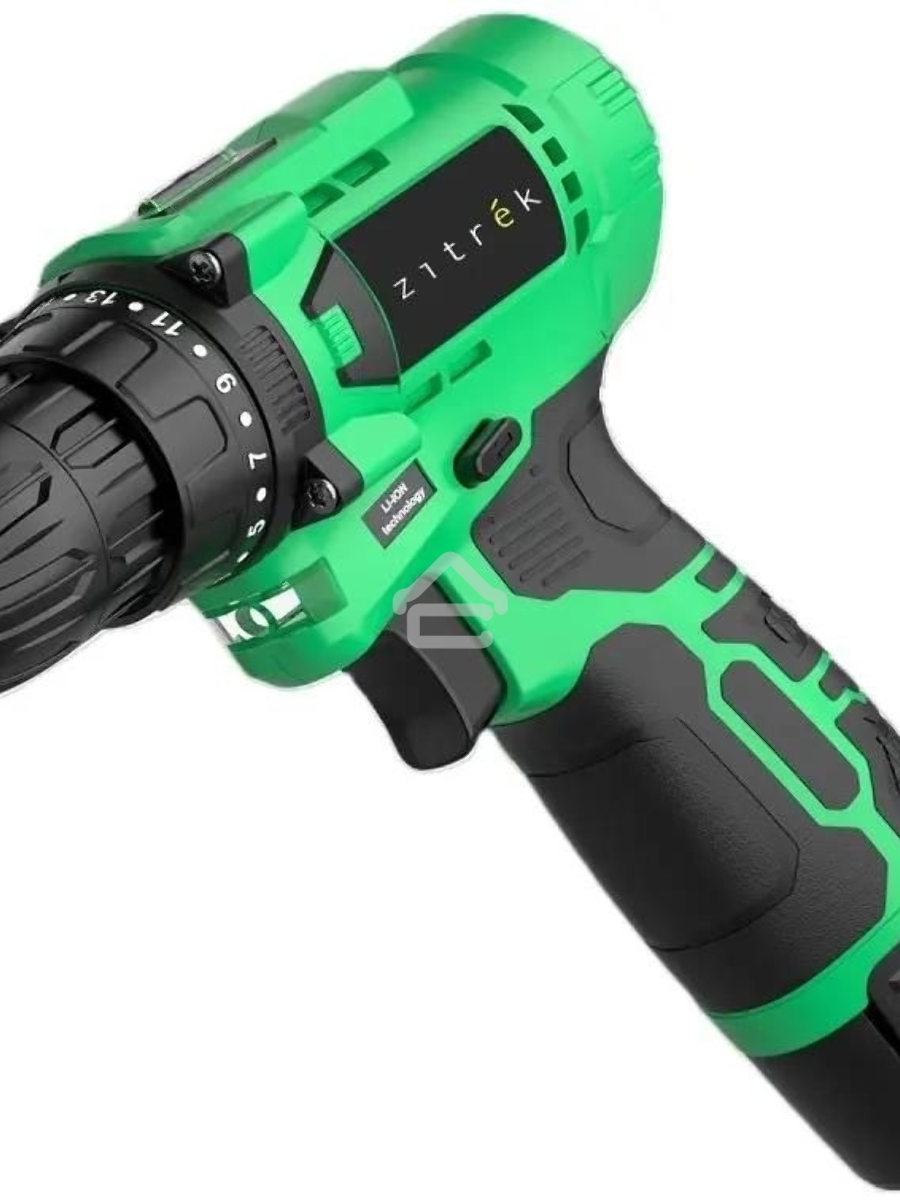 Дрель-шуруповерт Zitrek Green Li Plus 083-1021, Аккумуляторная, 12В