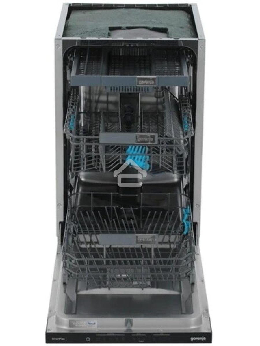 Встраиваемая посудомоечная машина Gorenje GV572D10, черный, 44.8 см, 11 компл., 44 дБ, класс A+++