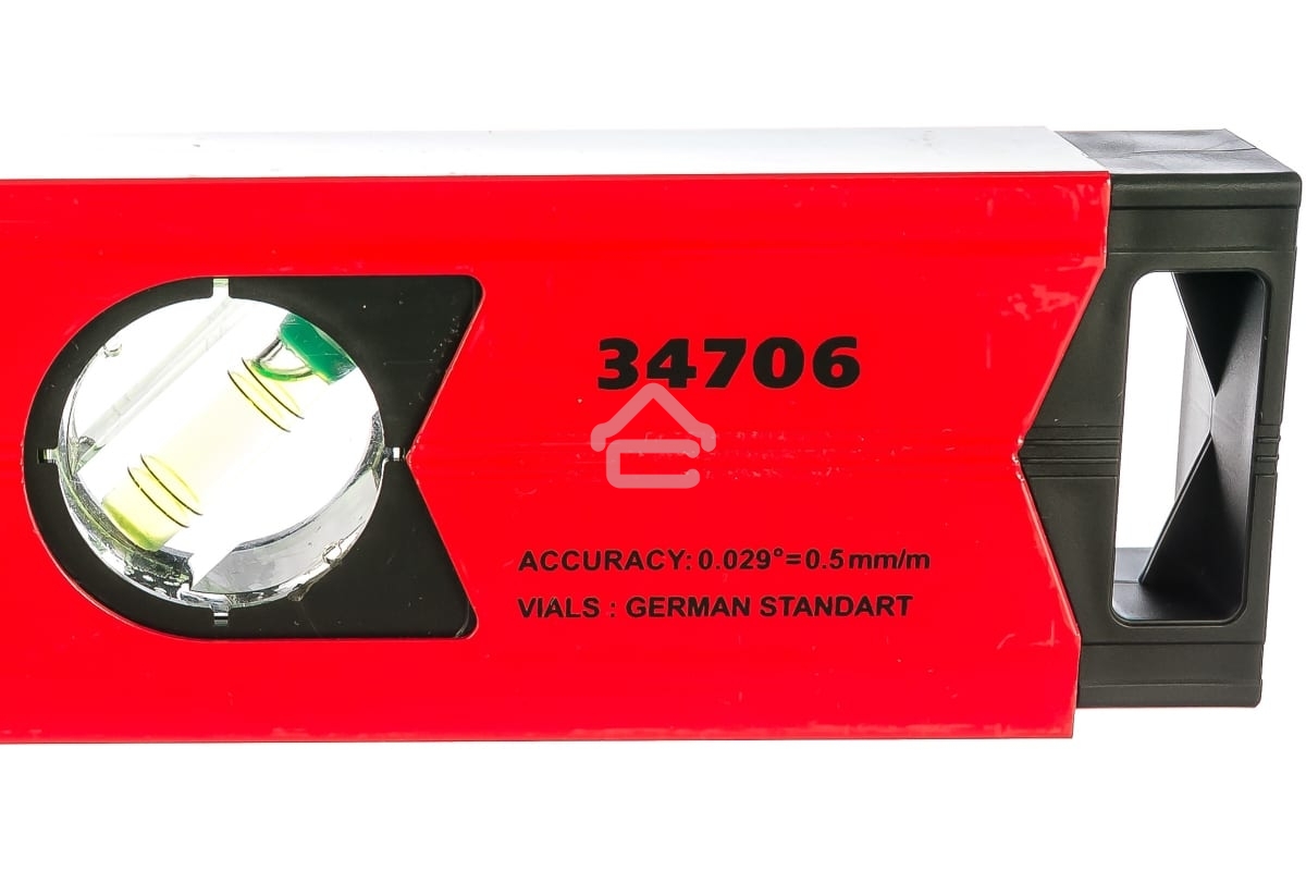 Уровень Matrix алюминиевый, 600 мм, фрезерованный, 3 глазка (1 зеркальный), усиленный