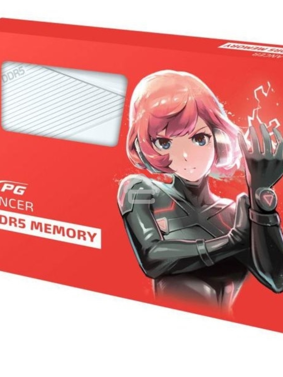 Оперативная память XPG Lancer, DDR5, 64GB (2x32GB), 6000MHz, CL30, DIMM, с радиаторами, белый