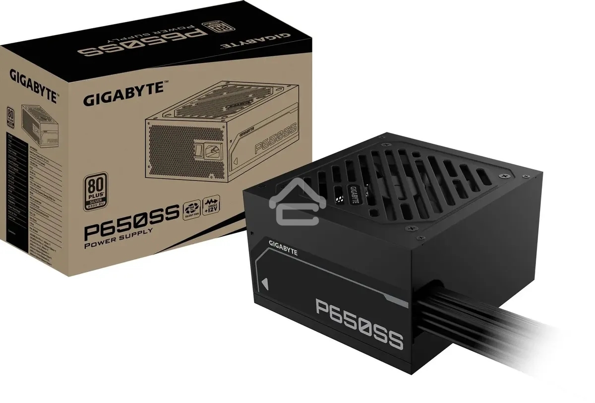 Блок питания Gigabyte ATX 650W GP-P650SS 80 PLUS silver (20+4pin) APFC 120мм fan 5xSATA RTL