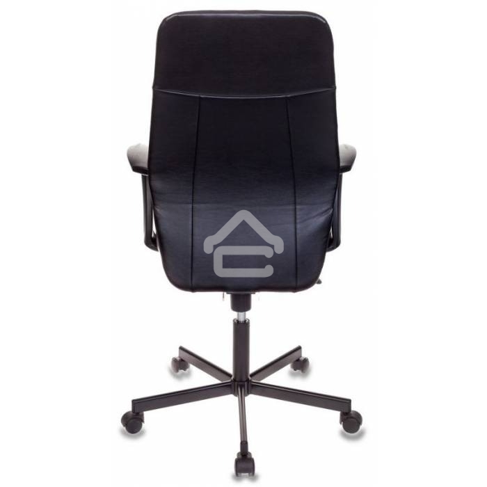 Кресло компьютерное Бюрократ CH-605/BLACK черный, искусственная кожа, крестовина металл