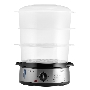 Пароварка Centek CT-1457  <9л>  800Вт, стальной корпус, таймер 60 мин, 3 контейнера
