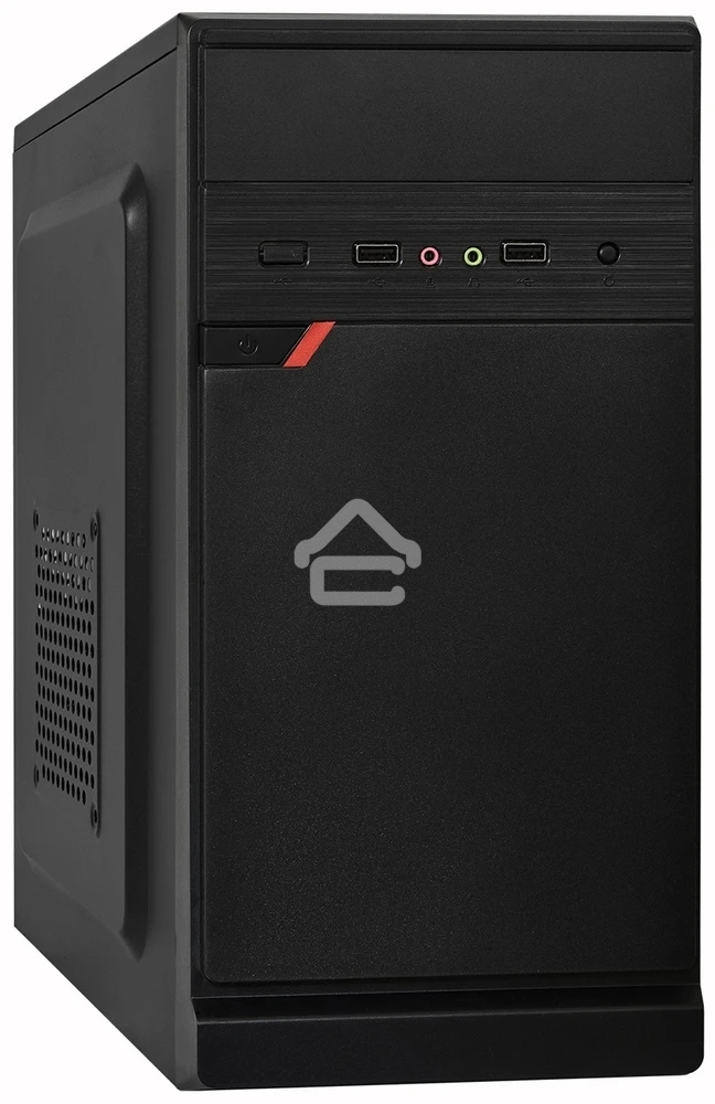 Компьютерный корпус Minitower ExeGate BAA-107U-UNS500 (mATX, БП UNS500 с вент. 12см, 1*USB+2*USB3.0, аудио, черный)