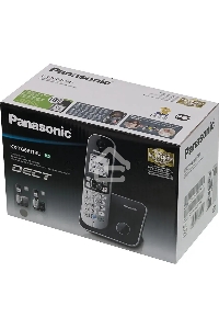 Телефон беспроводной (DECT) Panasonic KX-TG6811RUM (серебристый) {Беспроводной DECT,40 мелодий,телефонный справочник 120 зап.}