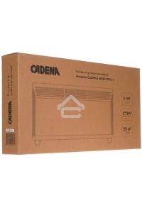 Конвектор Cadena WRM-2000-S белый, 2000 Вт, 25 м2, термостат