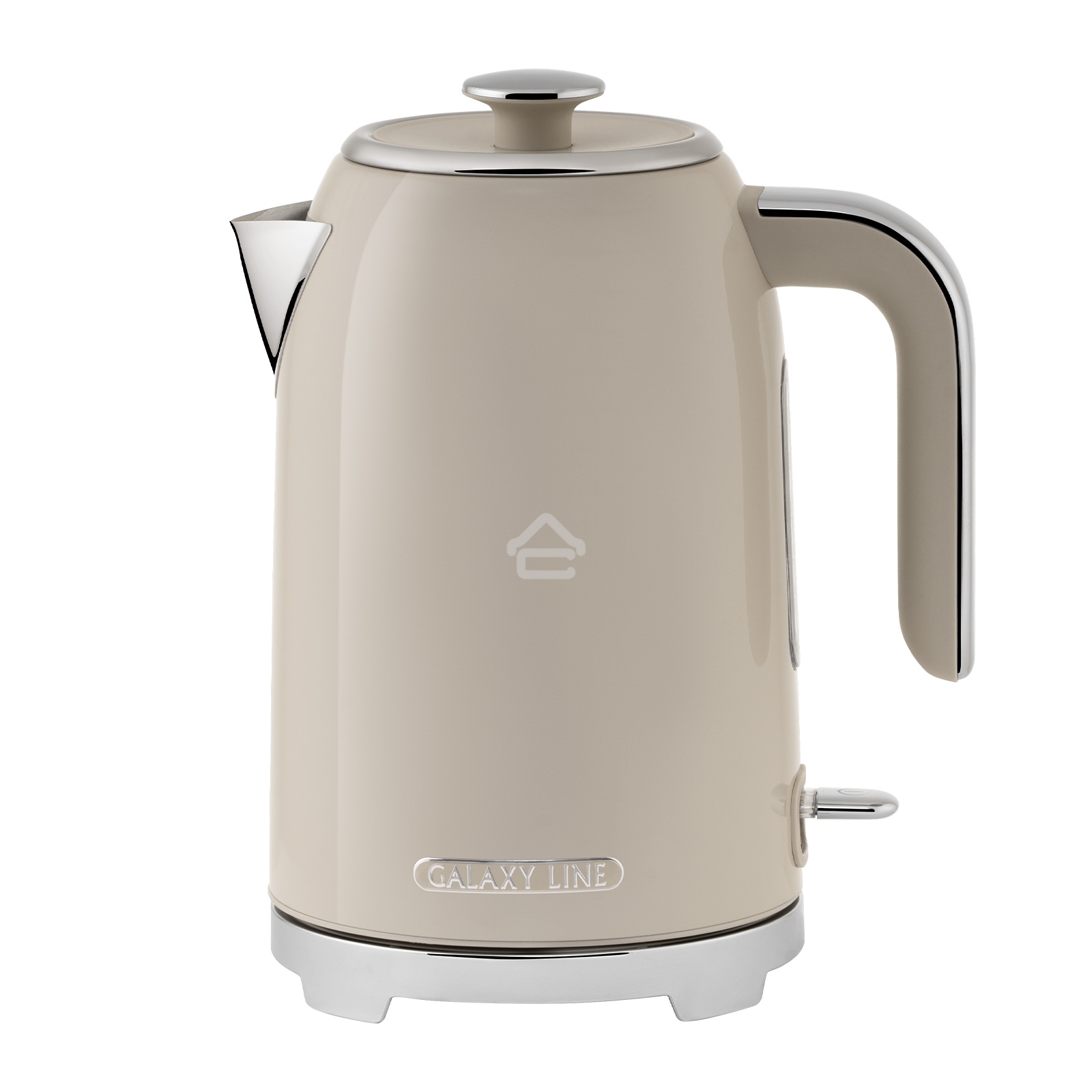 Чайник электрический Galaxy Line GL 0348 1.7л. 2200Вт кремовый корпус: нерж.сталь (ГЛ0348Л)