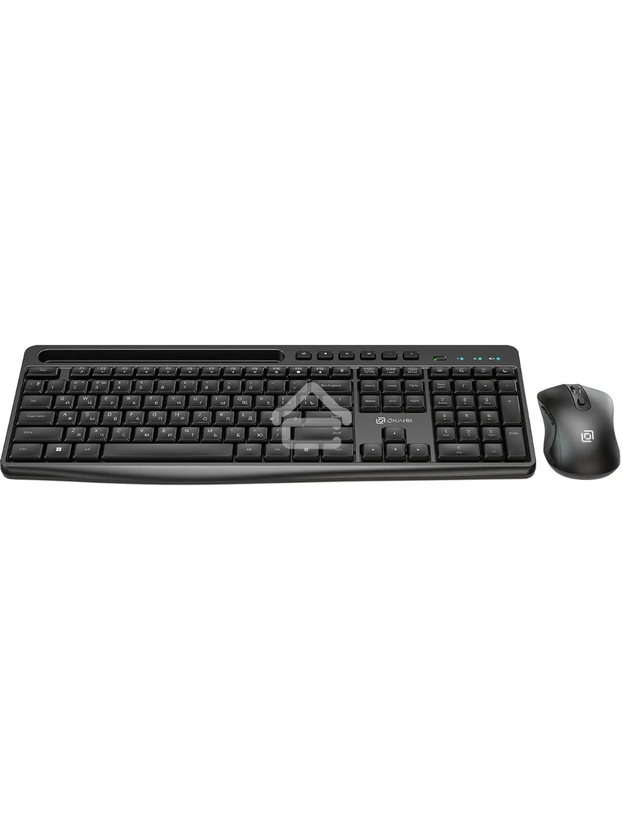 Клавиатура + мышь Оклик S275W клав:черный мышь:черный USB беспроводная slim Multimedia (1993113)