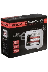 Инфракрасный обогреватель Engy EN-502 mini, белый, кварцевый, 800 Вт, 8 м2