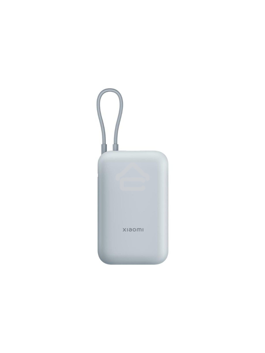Внешний аккумулятор Xiaomi Power Bank 10000mAh (встроенный кабель) Ледяной синий GL