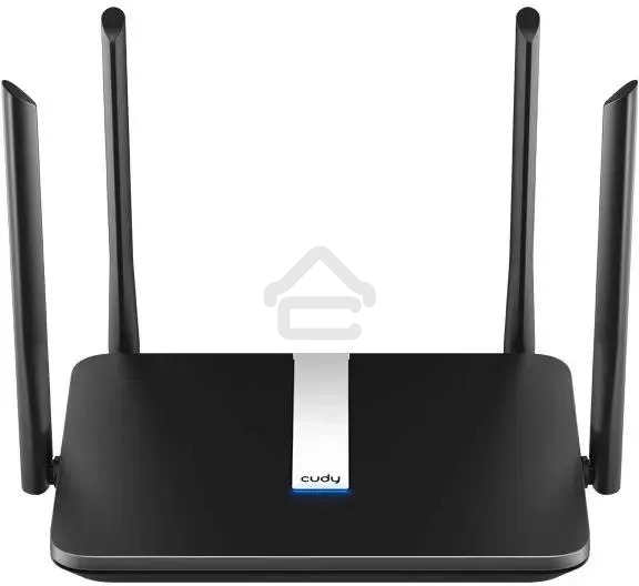 Роутер беспроводной Cudy X6 AX1800 10/100/1000BASE-TX черный