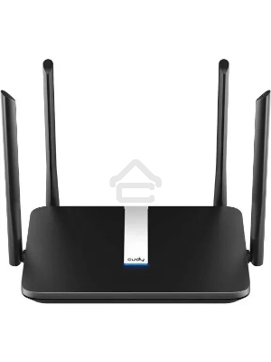 Роутер беспроводной Cudy X6 AX1800 10/100/1000BASE-TX черный
