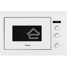 Микроволновая печь встраиваемая Weissgauff HMT-252 белый, 25 л, 900 Вт, переключатели - поворотный механизм/сенсор