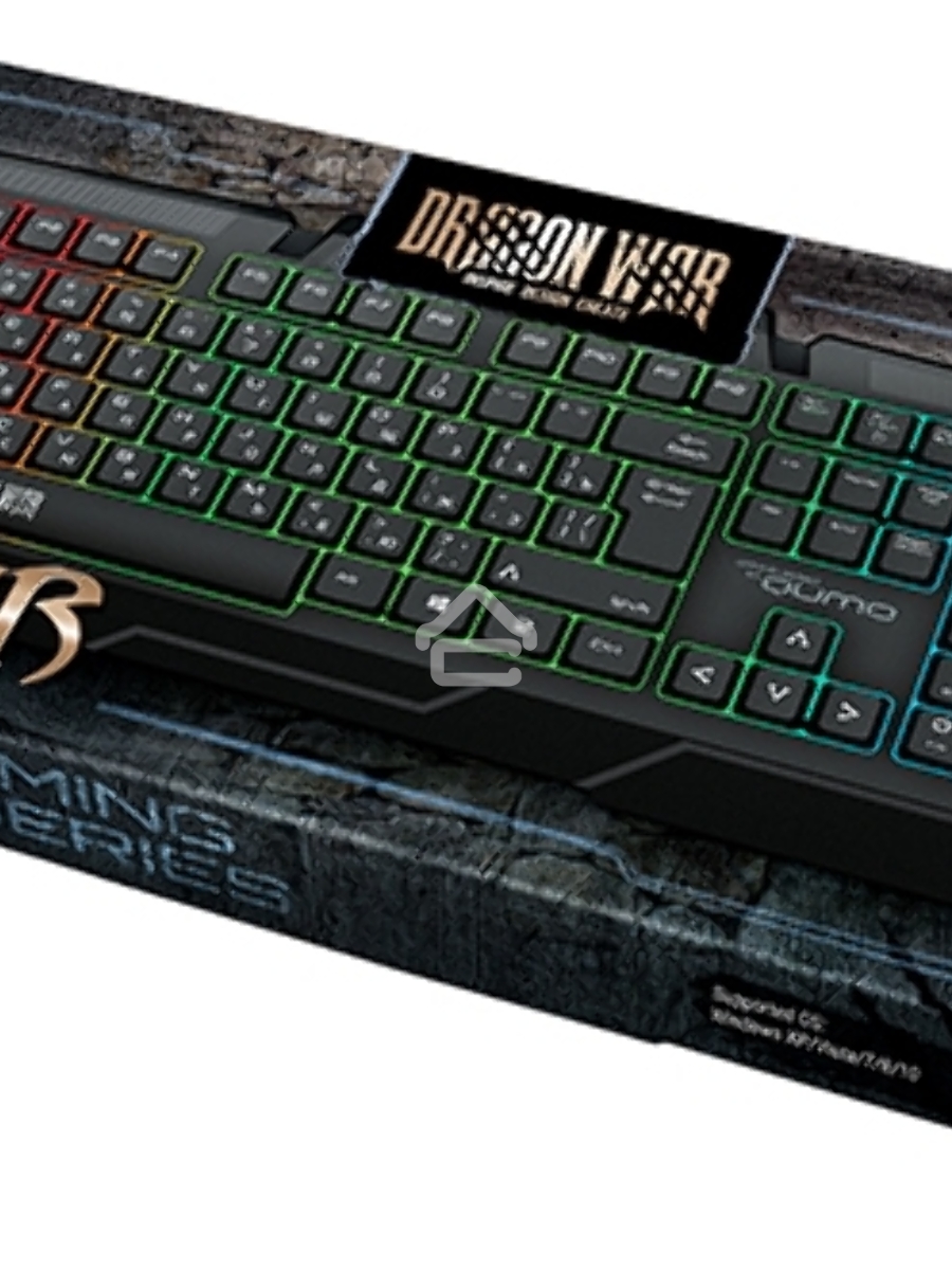 Игровая клавиатура Qumo Excalibur K67, проводная, 104, встроенные радужная подсветка