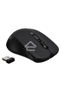 Мышь беспроводная Acer OMR010 черный, 1200 dpi, радиоканал, USB, кнопки - 3