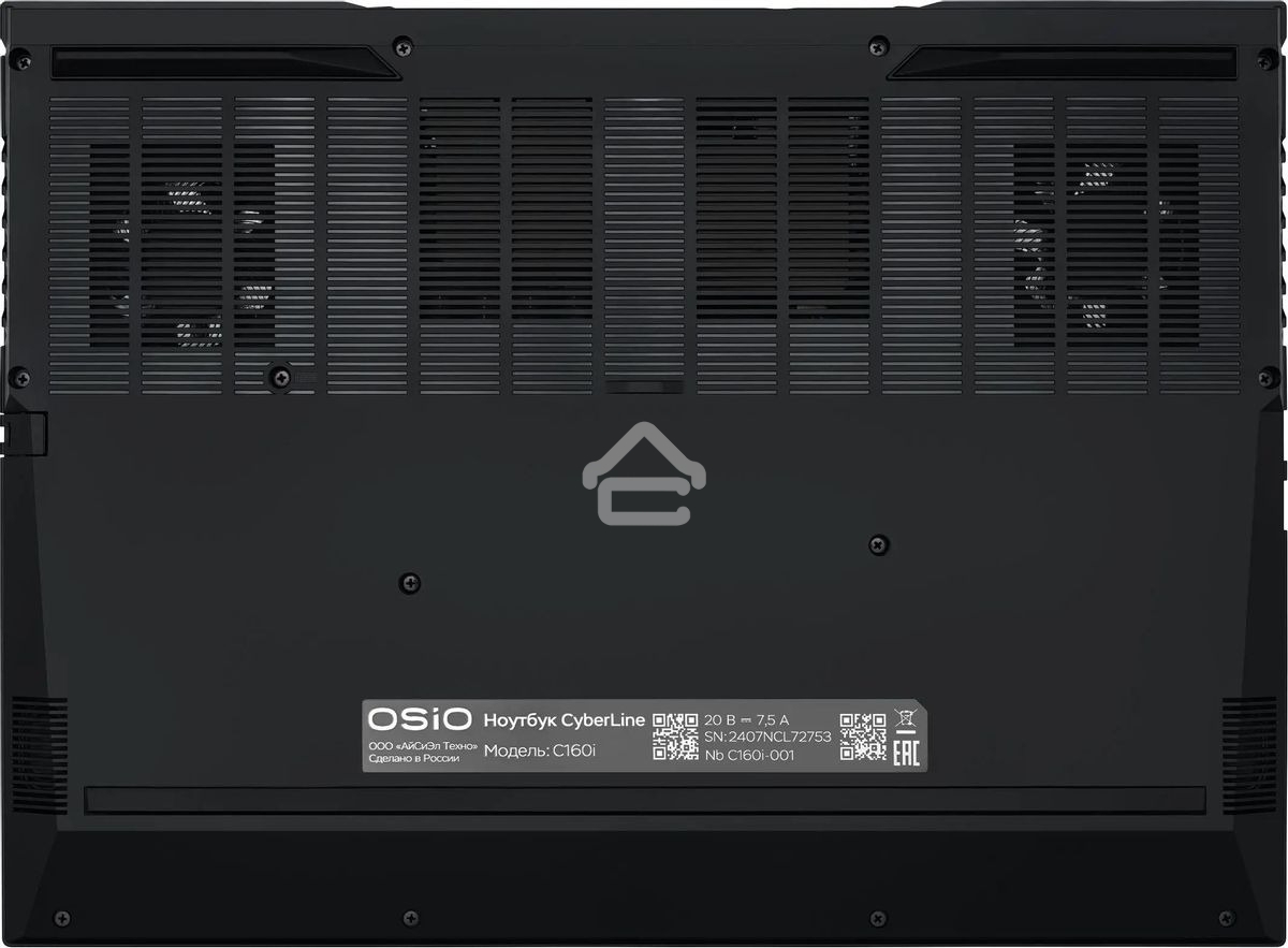 Ноутбук Osio CyberLine C160i-004 коричневый Core i7 12650H 16Gb SSD512Gb NVIDIA GeForce RTX4060 8Gb 16