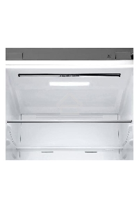 Холодильник LG GC-B459ANMW серебристый двухкамерный 234/110л морозилка снизу