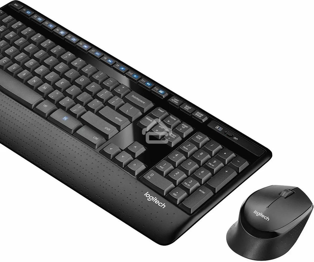 Комплект клавиатура + мышь Logitech MK345 клав:черный мышь:черный USB 2.0 беспроводная Multimedia