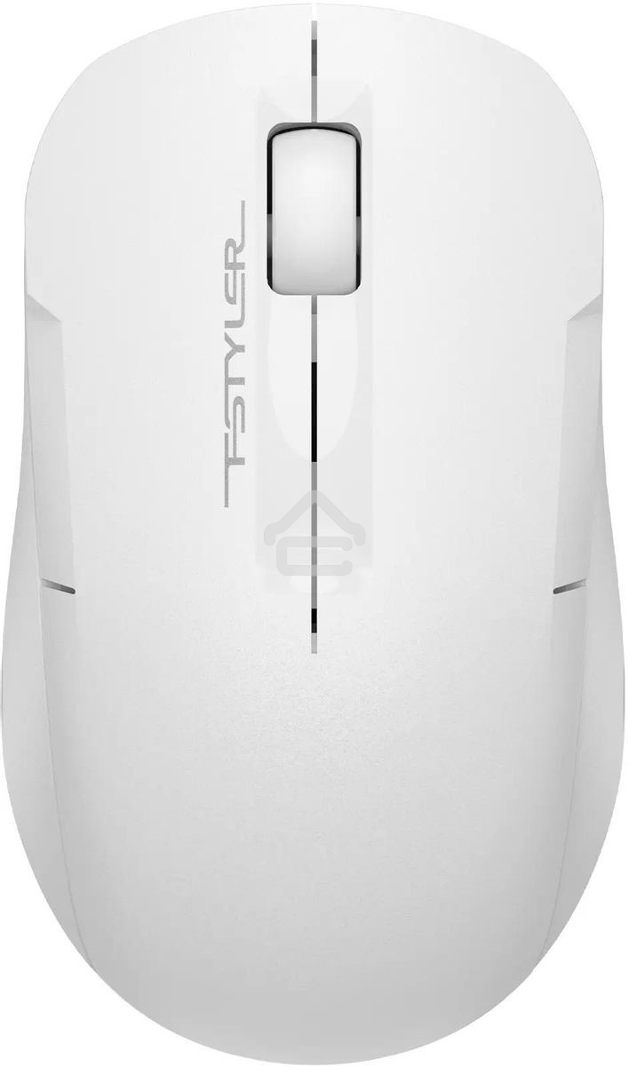 Мышь беспроводная A4Tech Fstyler FG15CS Air2 белый, 1200 dpi, радиоканал, USB, кнопки - 3