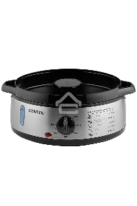 Пароварка Centek CT-1457  <9л>  800Вт, стальной корпус, таймер 60 мин, 3 контейнера