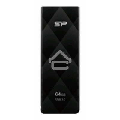 Флешка USB Silicon Power R/W 64Gb Blaze B20 SP064GBUF3B20V1K USB3.0 черный