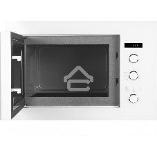 Микроволновая печь встраиваемая Weissgauff HMT-252 белый, 25 л, 900 Вт, переключатели - поворотный механизм/сенсор