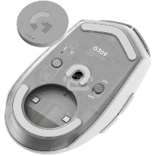 Мышь беспроводная Logitech G309 Lightspeed белый, 25600 dpi, радиоканал, Bluetooth, USB, кнопки - 6